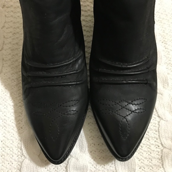 EUC Aldo Bingelli Western Cowboy Ankle Boots - size  37 - Picture 1 of 7